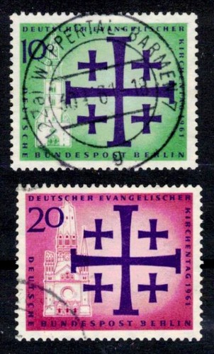 Berlin 215 216 gestempelt - 215-216, ,
