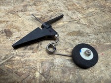 Modellflugzeug Spornrad m. Halterung RC Flugzeug Hinterrad Federstahl Kunststoff