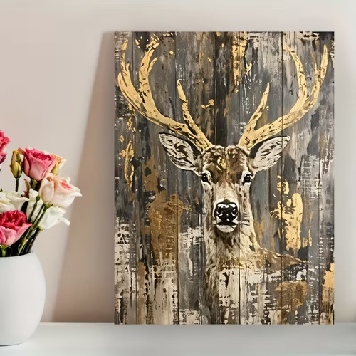 Leinwanddruck hirschmotiv - ,