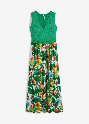 Kleid mit spitzenoberteil - kleid, gr