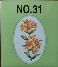 Stickkarte Stickmusterkarte