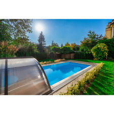 Poolüberdachung ALBIXON Klasik S 331 x 420 x 100 cm Doppelstegplatten