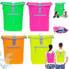 Rucksack Plane Time Bag Fahrradrucksack Mart Freizeitrucksack Kurier Tasche NEON