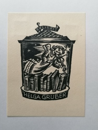 Exlibris helga gruber rose - exlibris,