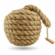 Türstopper Kugel Sisal Braun