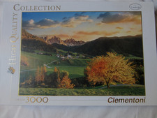 Puzzle Clementoni 3000 Teile "Santa Maddalena" Dolomiten, 118,4cmx 84,3cm