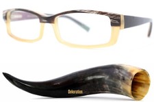 Horn brille echt büffel - echt,