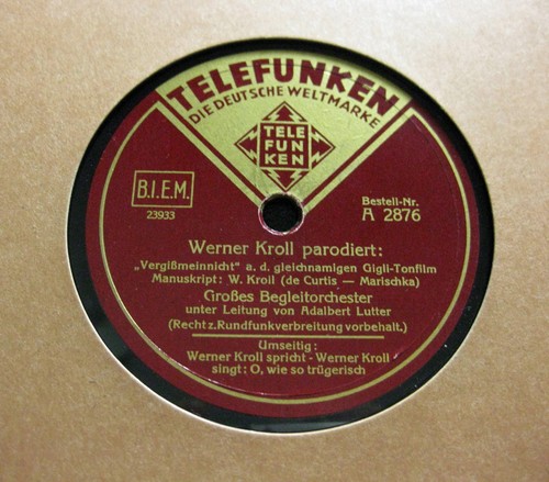 Werner kroll parodiert - kroll,