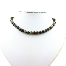 Perlenkette Jaspis Drachenblut