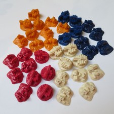 Die Siedler von Catan 36 Spielfiguren NEU 20 Siedlungen 16 Städte Räuber