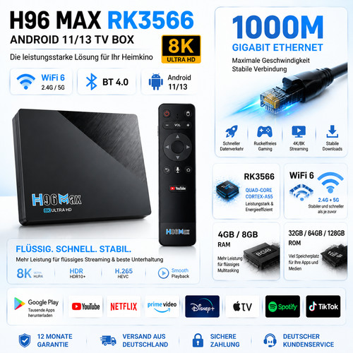 Android box h96 max rk3566 - box,