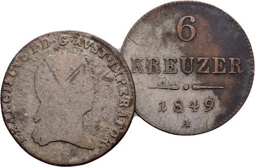 österreich kreuzer stück - kreuzer,