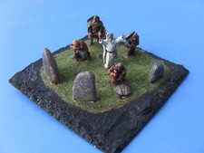 NEU - Wikinger+Gode(Priester)+Steinmetz+Runensteine, Maßstab - 1:72