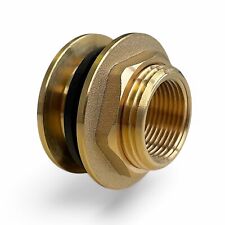 Regentonnendurchführung Tankdurchführung Regentonnen Faß Verschraubung Messing