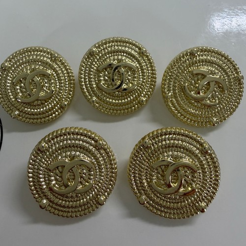 Gold chanel knöpfe - cc, set