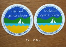 2 X Sticker Aufkleber Schleswig Flensburg Schleswig-Holstein Urlaub Reise Natur