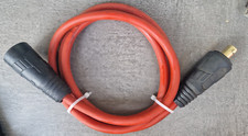 WELDING Cable Schweiß-/Massekabel 1,8m 35mm²+Schweißkabelkupplung 30-50mm² rot