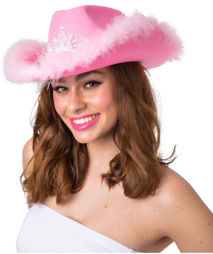 Pink cowboyhut damen hen - damen,