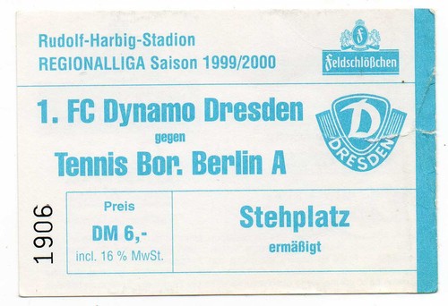 Ticket dynamo dresden - bl,
