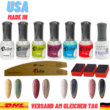 Dipping Nails Dip Powder Flüssigkeit Gel Base Gelous Top made USA no Nugenesis