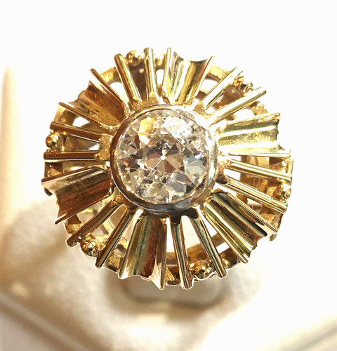 Brillant ring mit 0 ct - mit, 1,0
