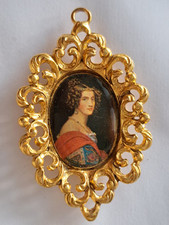 Vint. Miniatur Portrait