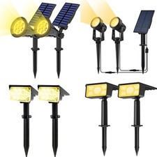 2er Set Warmweiß  LED Solar