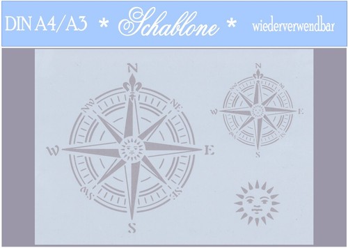 Schablone-Vintage-Shabby-A4-A3