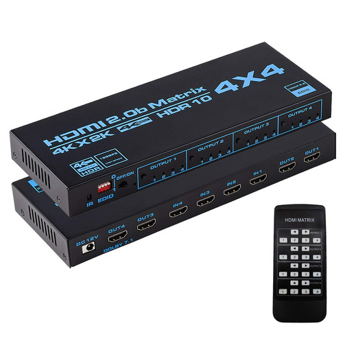 Hdmi matrix switch 4x4 60hz - hdmi,