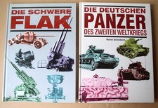 2 Bücher , Panzer und Flak  im 2. Weltkrieg - Aus Sammlungsauflösung