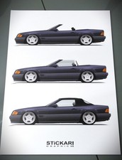 Mercedes r129 poster - mercedes, sl