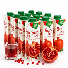 12 x 1L Granatapfelsaft Sunich