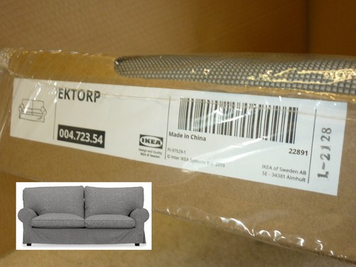 Ikea ektorp grau - grau, 2-sitzer