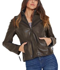 Lederjacke  Biker-Jacke aus