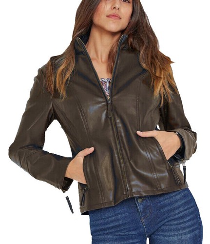Lederjacke biker jacke - , aus