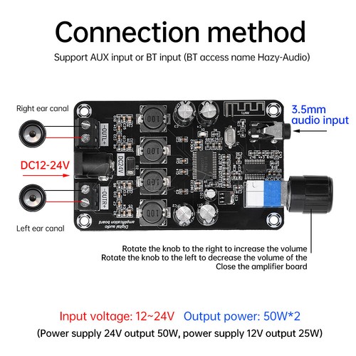 Dc12 24v bluetooth tpa3118d2 - bluetooth,