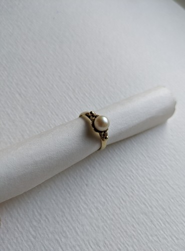 Goldring perle 585 14k - perle,