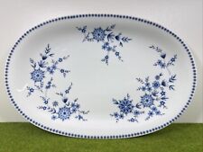 Seltmann Weiden ovale Platte ca. 31x20cm bayerisch blau Doris Isolde