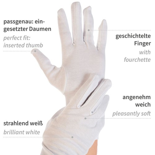 100 paar baumwollhandschuhe - 1-100,
