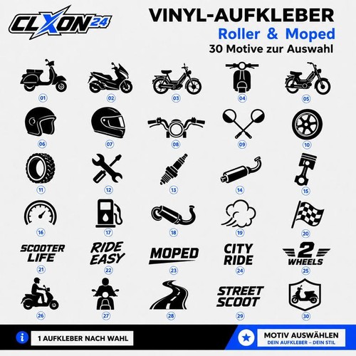 Roller moped scooter - moped,