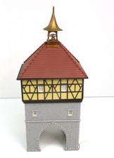 Spur H0 Stadttor mit Glockenturm Fertigmodell 