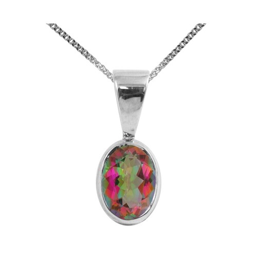 Silber 925 mystic topas - mystic,
