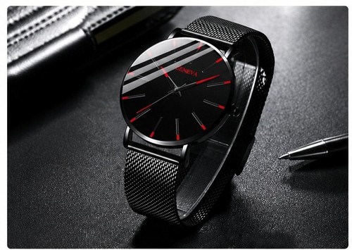 Geneva herren quarz armbanduhr - geneva,
