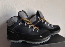 Quechua SH500 X-Warm Mid Schneewanderschuhe in Schwarz/Grau Gr.42