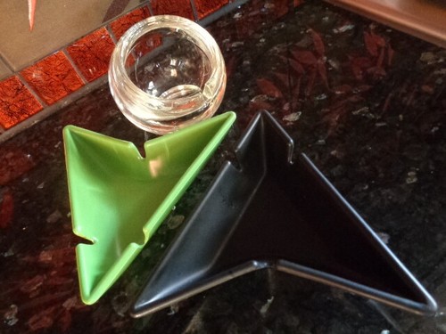 Aschenbecher glas - 3, 1