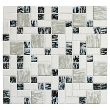 (189,75€/m² inkl Mwst, zzgl Versand) Mosaikfliesen 70er / 80er weiß/grau/schwarz