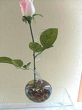 Rosenvase Lauscha Glas