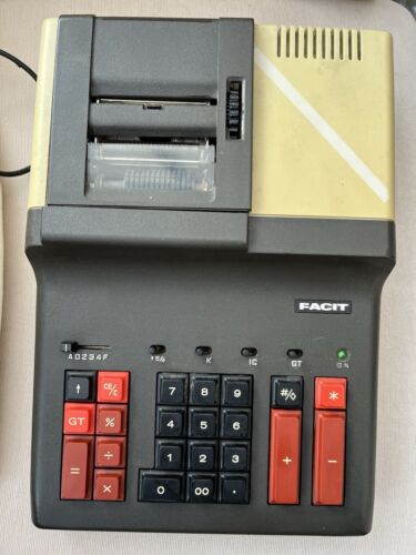 Facit 2202 vintage retro tech - vintage,