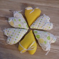 Tilda Herzen 6 Tlg.Herbst Geschenkanhänger Deko Tilda