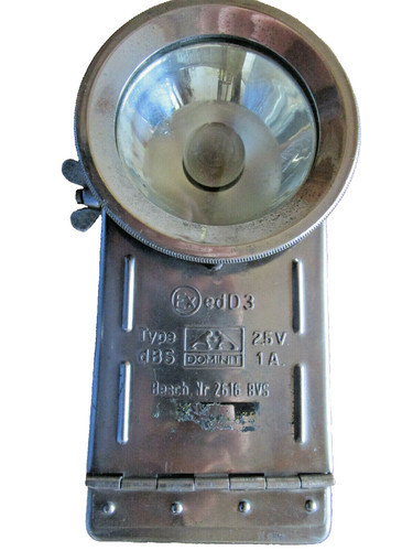 Vintage dominit bergbaulampe - vintage,